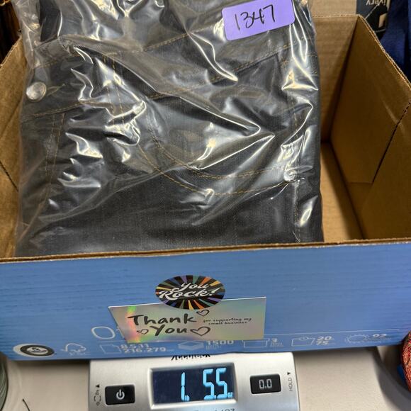 NWT True Religion 29 Joey Big‎ T Jeans Painted Flap Straight Low-Rise Streetwear - Picture 11 of 11